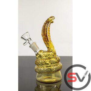 PRISMATIC COBRA GLASS WATER PIPE 6inch